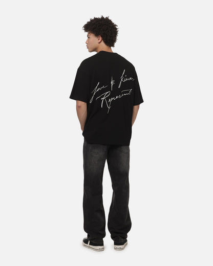 Represent Love And Kisses T-Shirt Jet Black