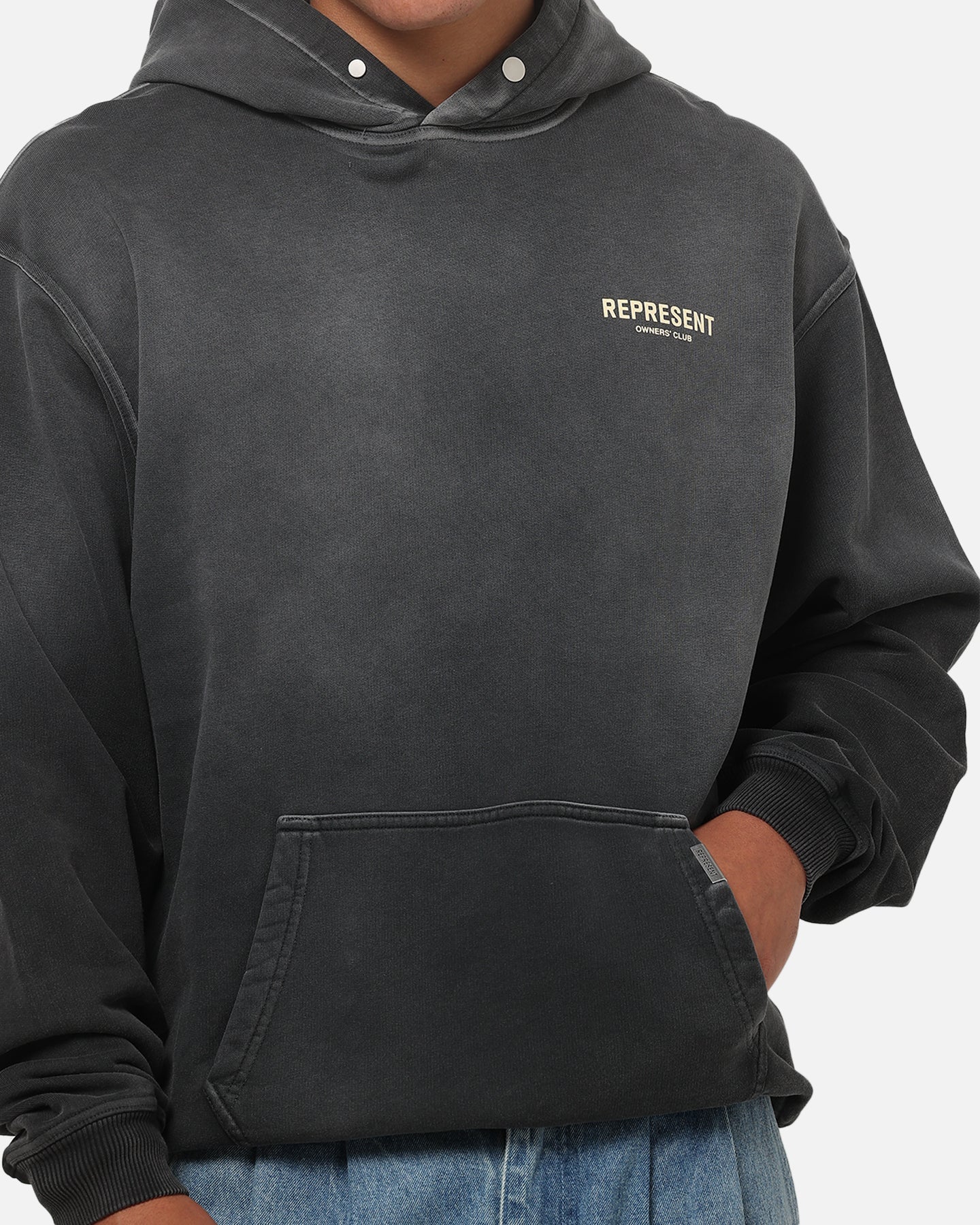 Represent Owners Club Hoodie Aged Black