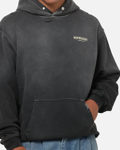 Represent Owners Club Hoodie Aged Black