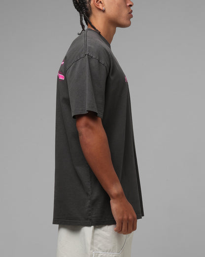 Loiter Cyber Logo T-Shirt Vintage Black