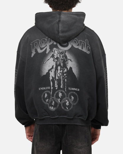 Represent Beach Boys Endless Summer Hoodie Stained Black