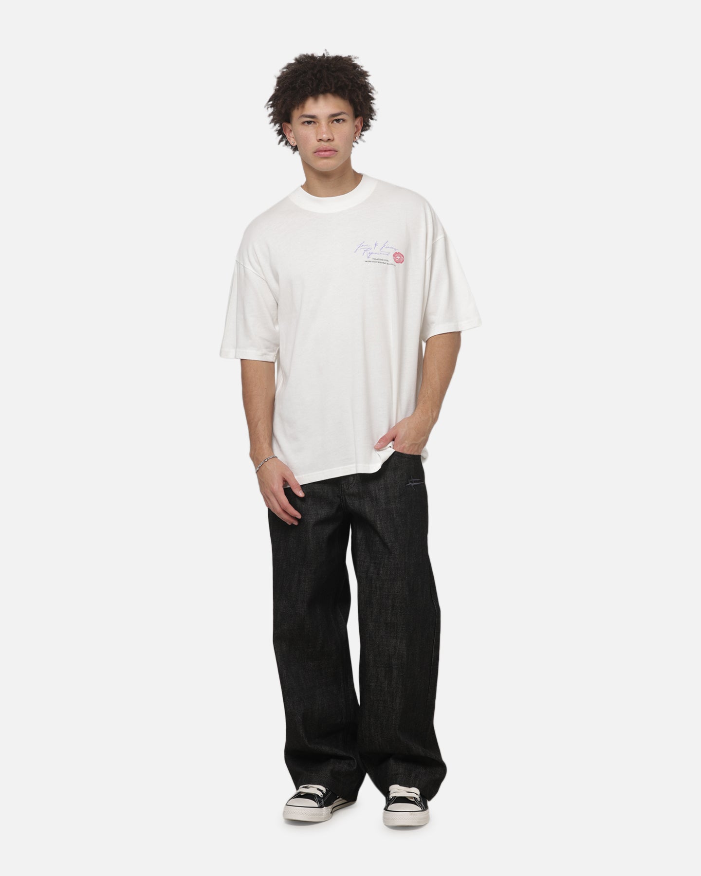 Represent Love And Kisses T-Shirt Flat White