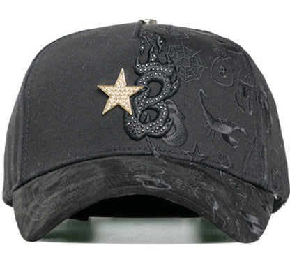 3-CROSSES BASEBALL CAP