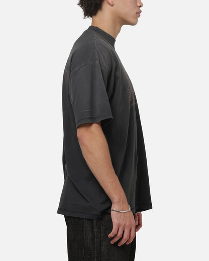 Represent Embellished Represent T-Shirt Stained Black