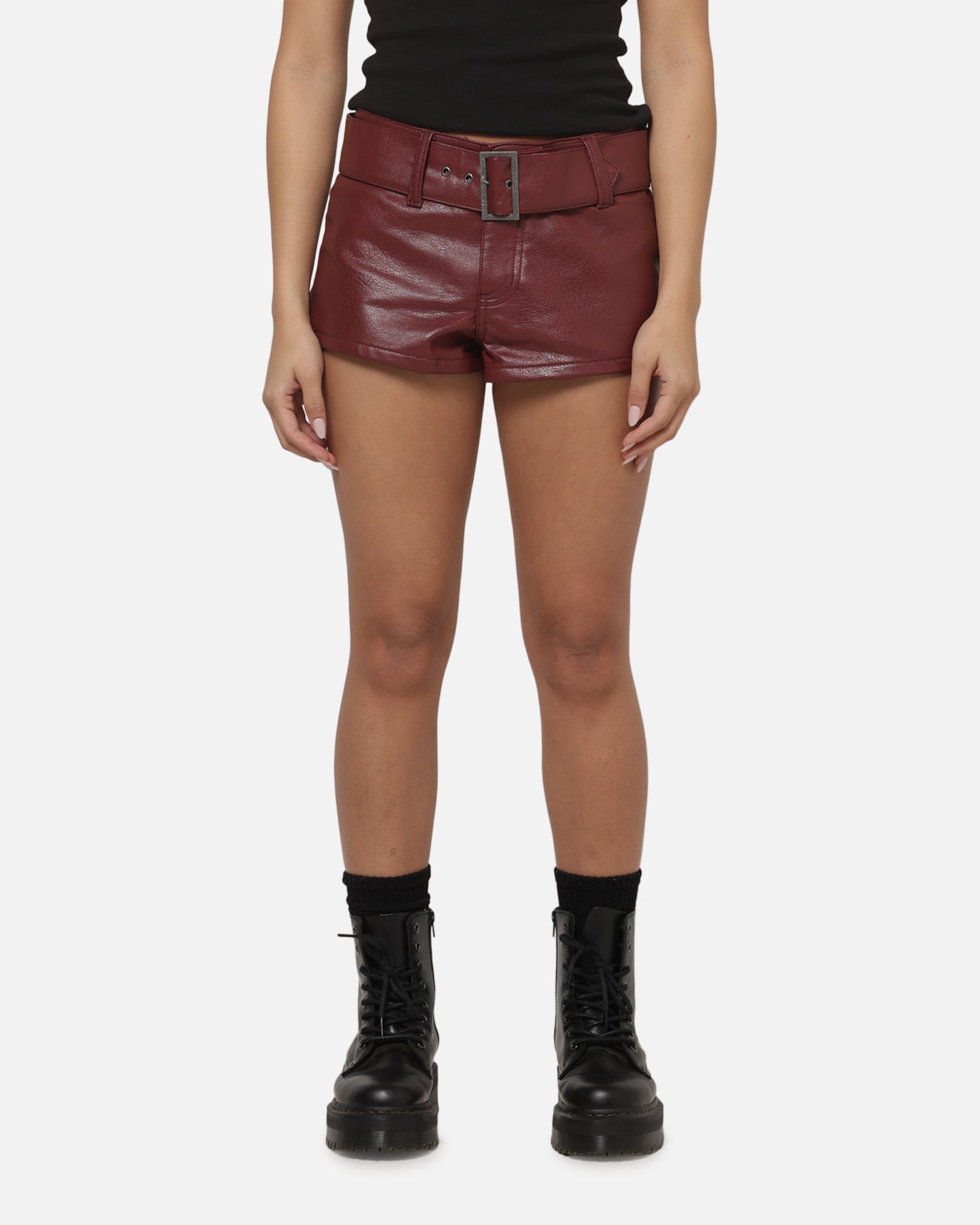 Ed Hardy Women's Desert Mini Shorts Red