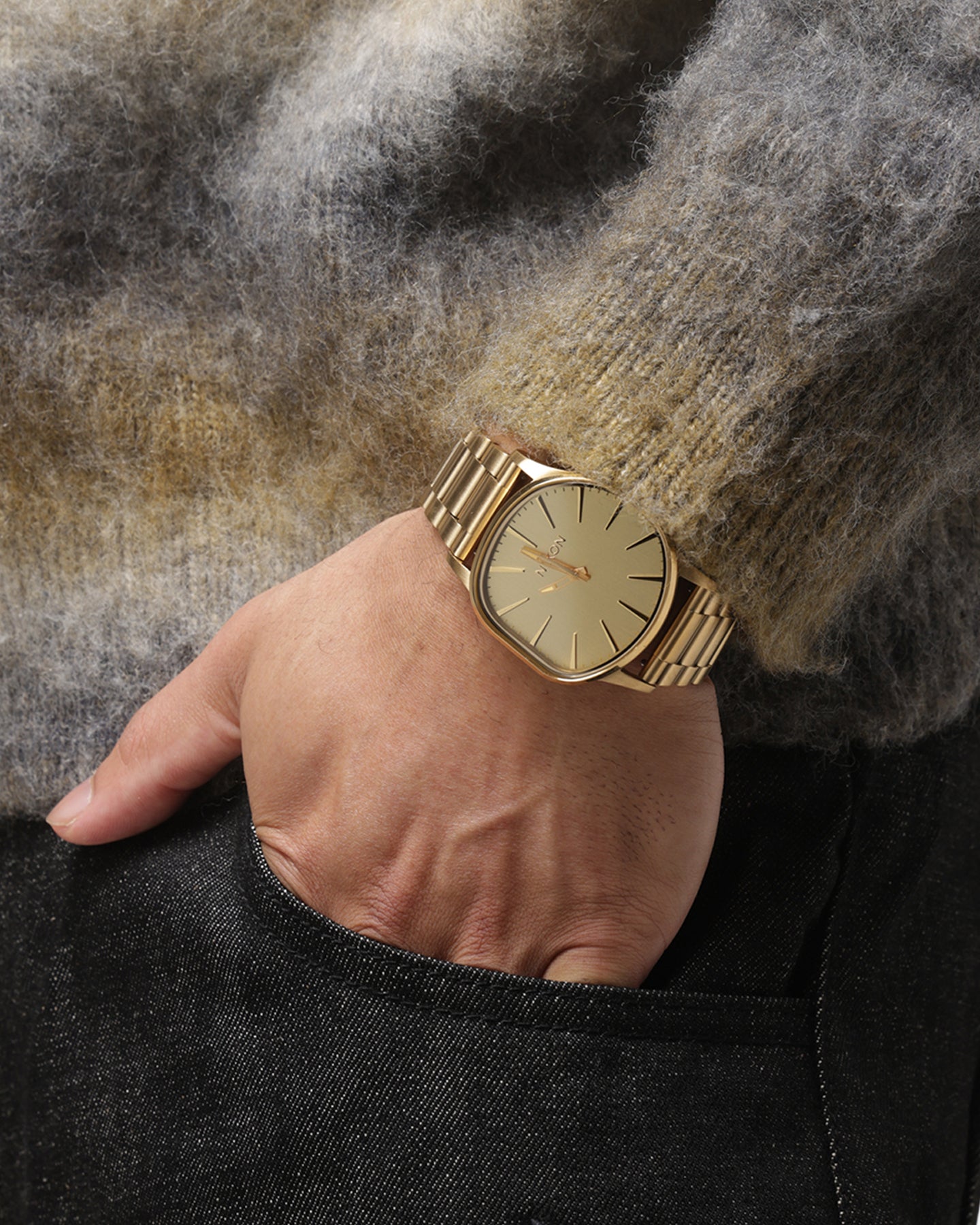 Nixon Sentry Wobble Watch All Gold