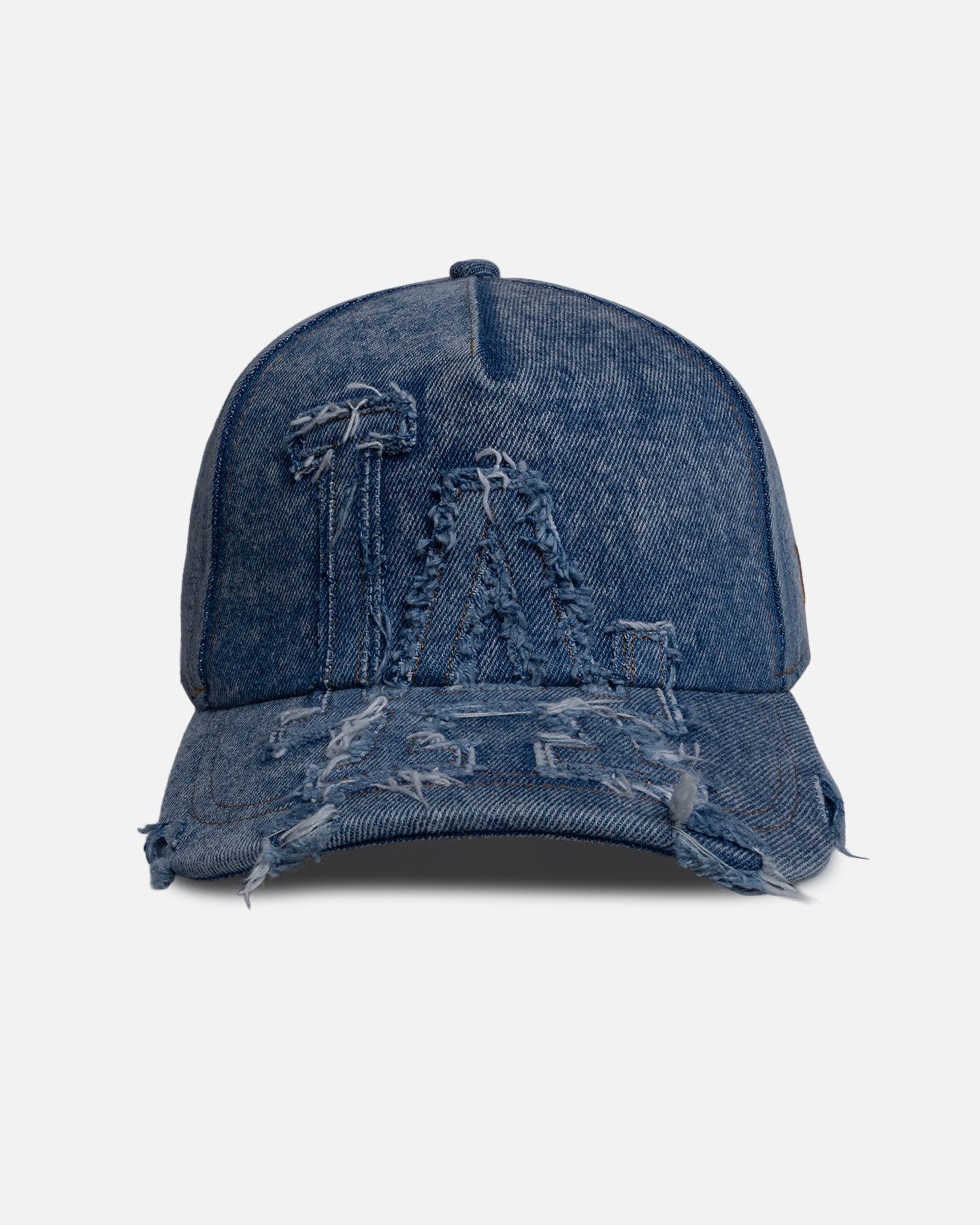 New Era Los Angeles Dodgers 'Denim Over' 9FORTY A-Frame Strapback Denim