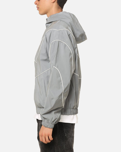Mitchell & Ness Las Vegas Raiders Nylon Tracksuit Jacket Grey