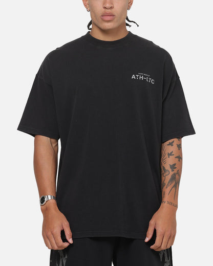 Saint Morta Spirit Level Boxy T-Shirt Washed Black
