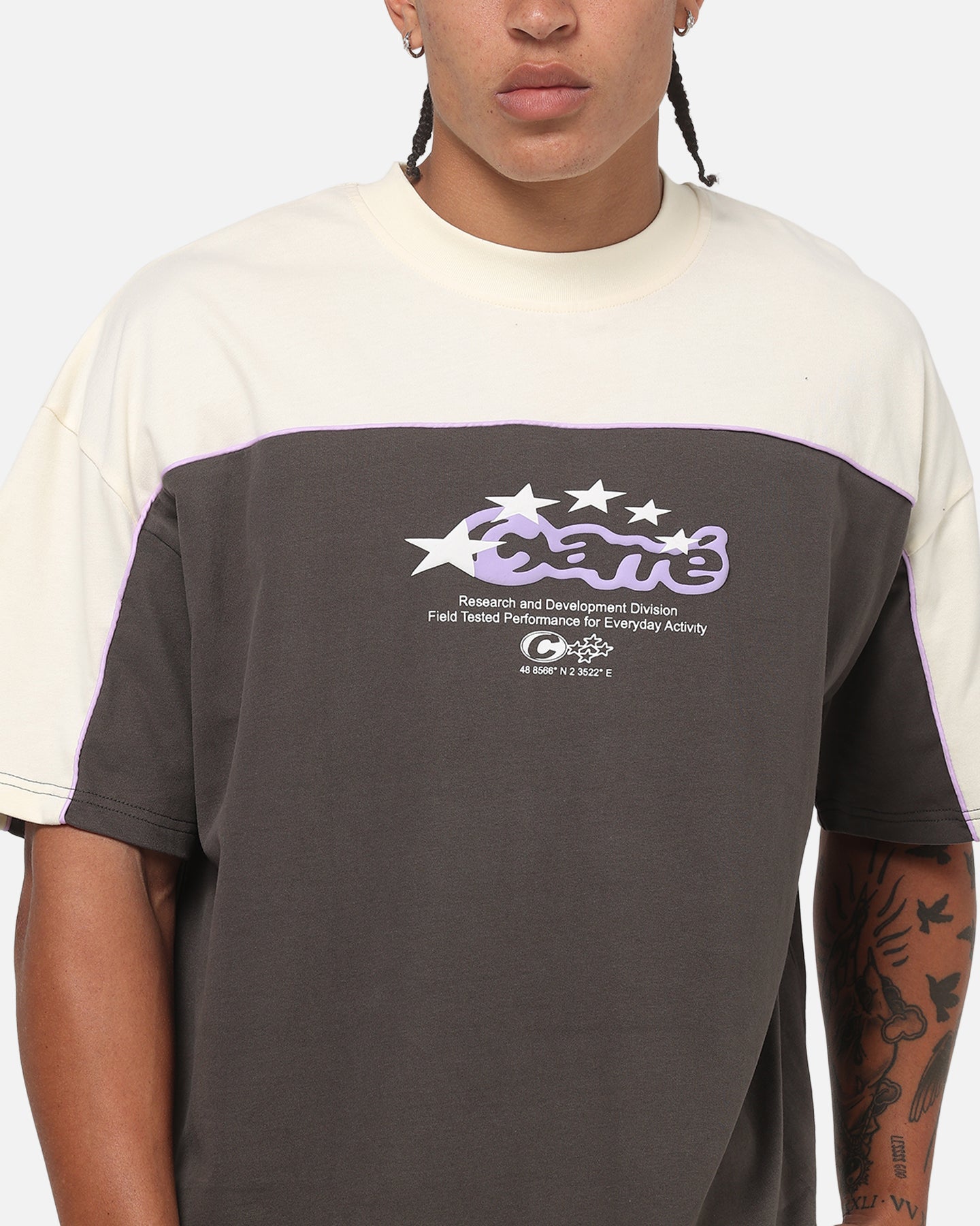 Carre Athletic Crew T-shirt Charcoal