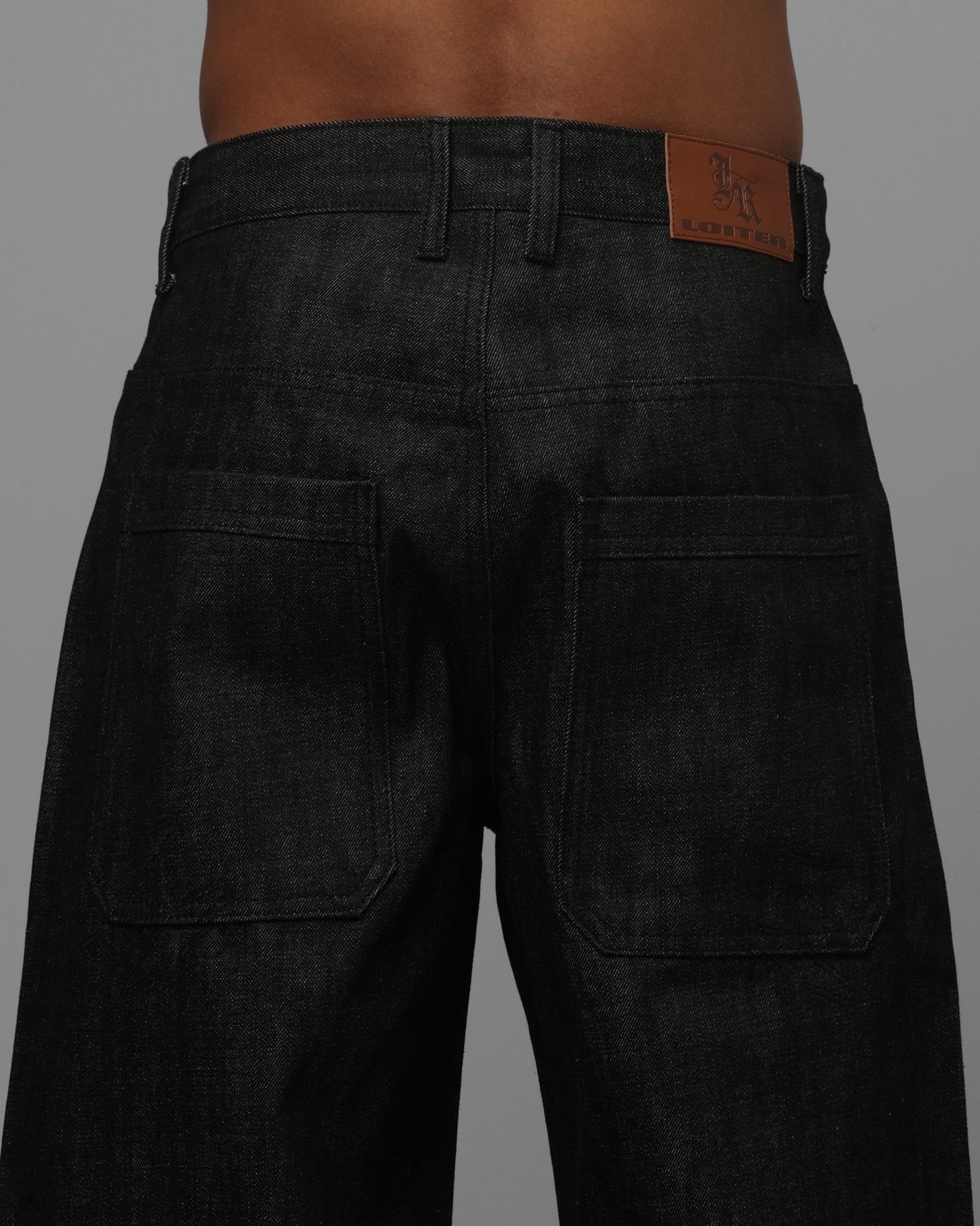 Loiter Star Born Selvedge Denim Jeans Black