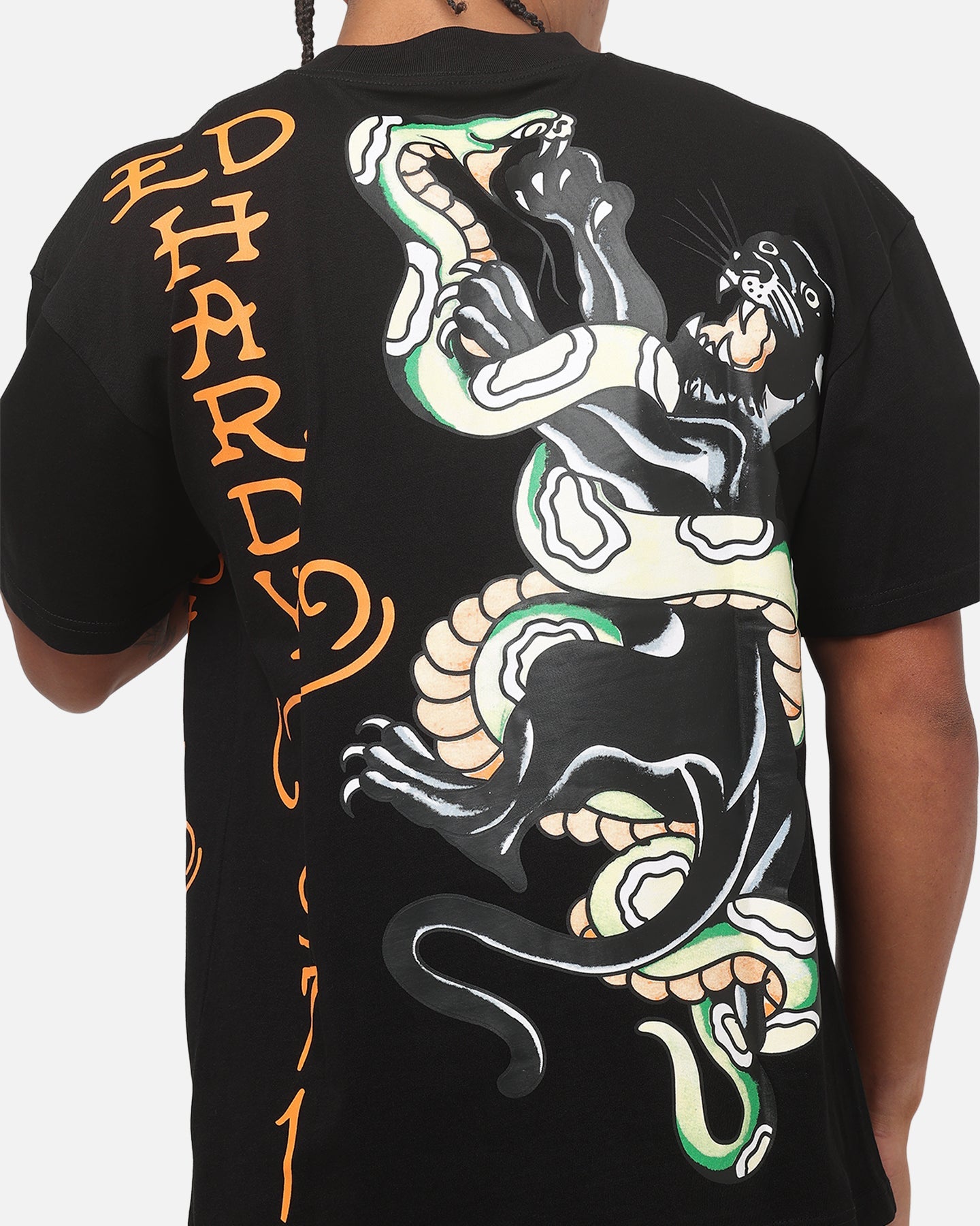 Ed Hardy Panther T-Shirt Black