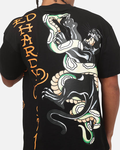 Ed Hardy Panther T-Shirt Black