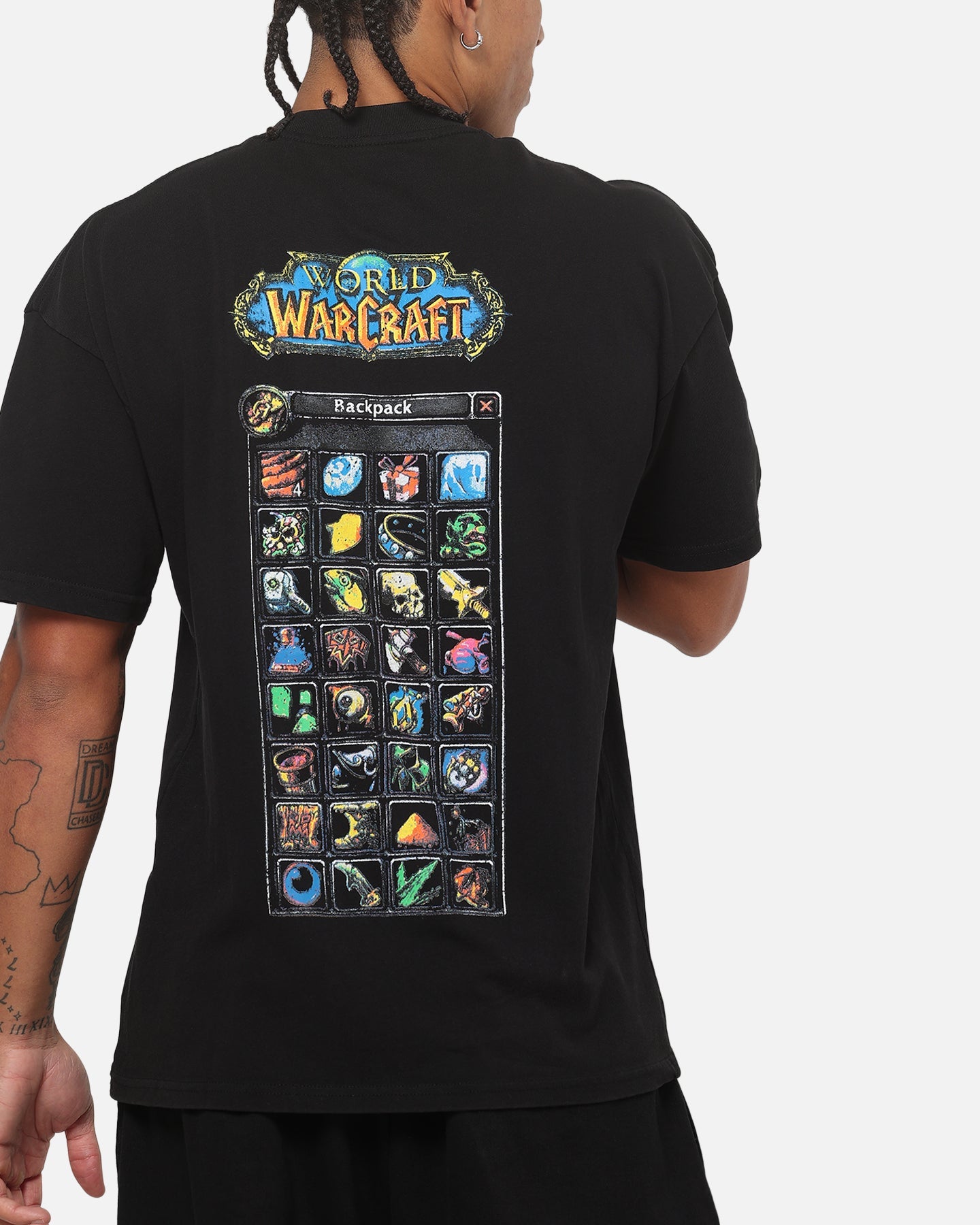 73Studio X Warcraft How Big Is Your Sack T-Shirt Black Acidwash