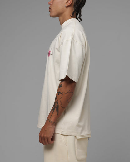 Loiter Hybrid Premium T-Shirt Beige