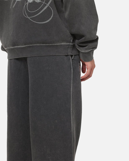 Mitchell & Ness Las Vegas Raiders Star Script Relaxed Track Pants Washed Black