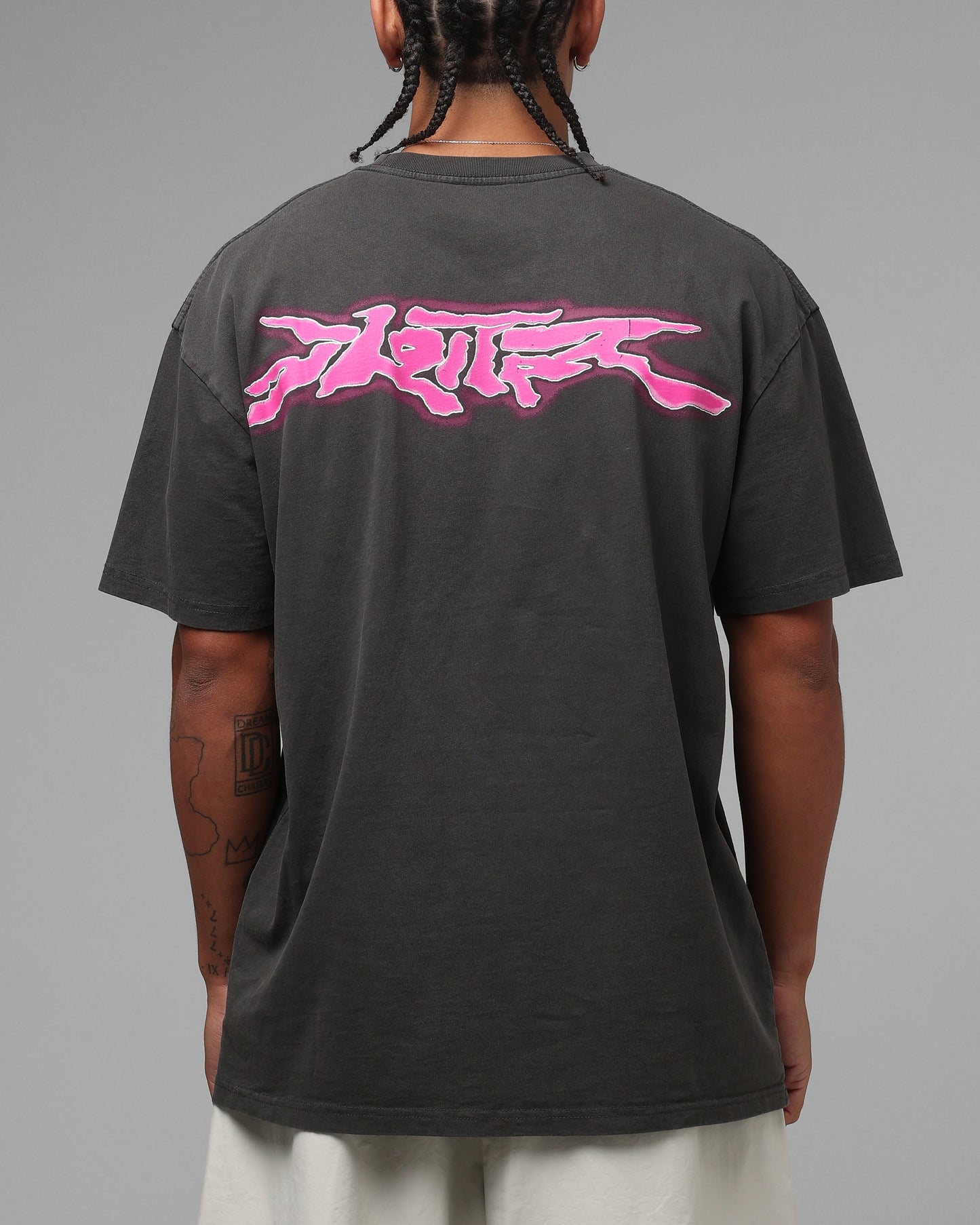 Loiter Cyber Logo T-Shirt Vintage Black