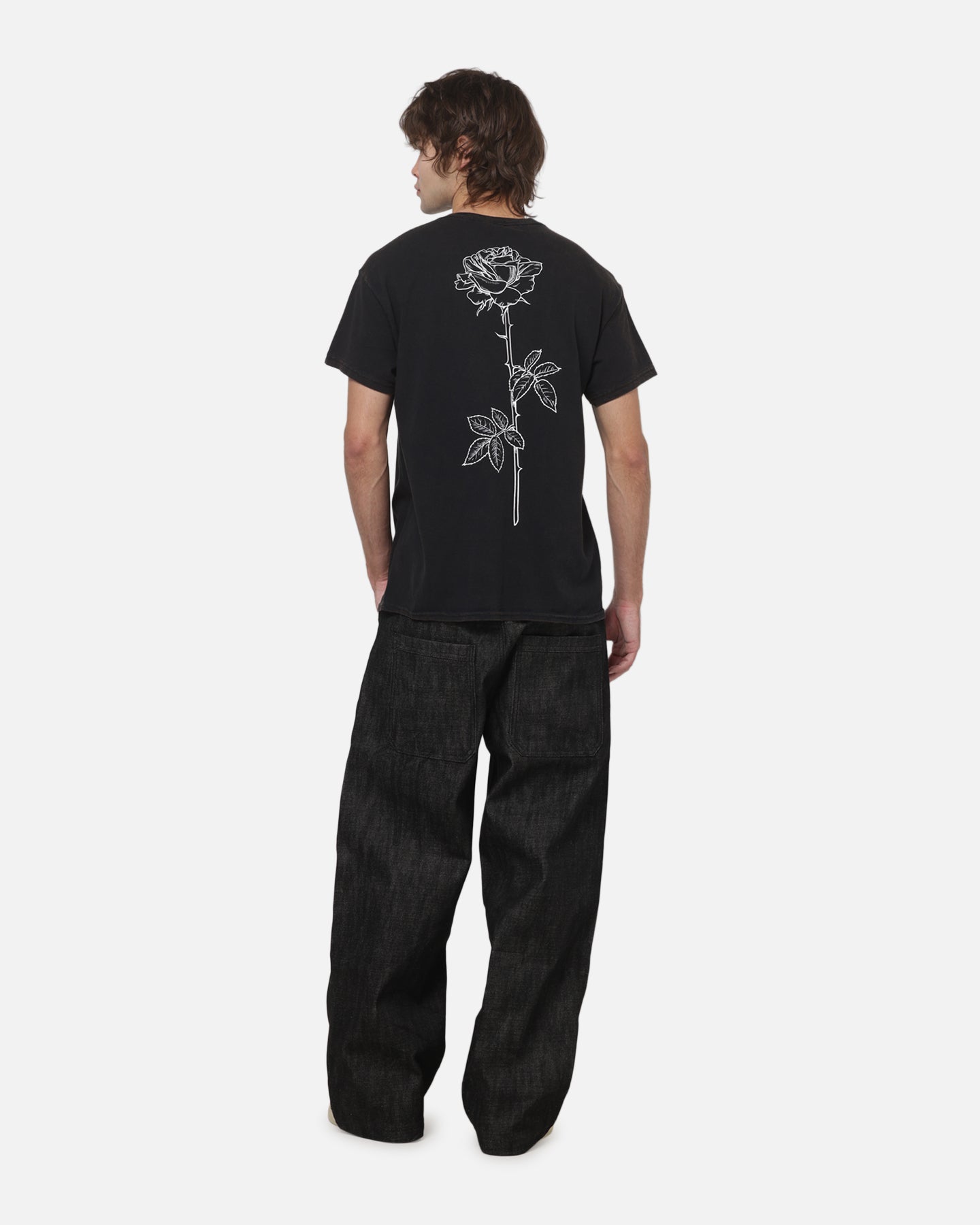 XXIII Rose T-Shirt Black/White
