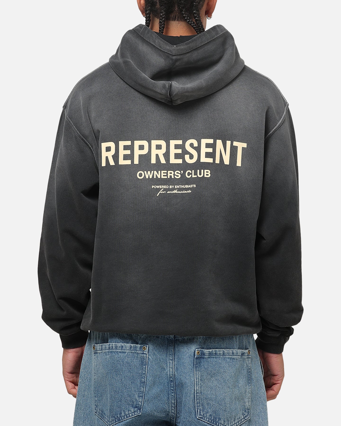 Represent Owners Club Hoodie Aged Black