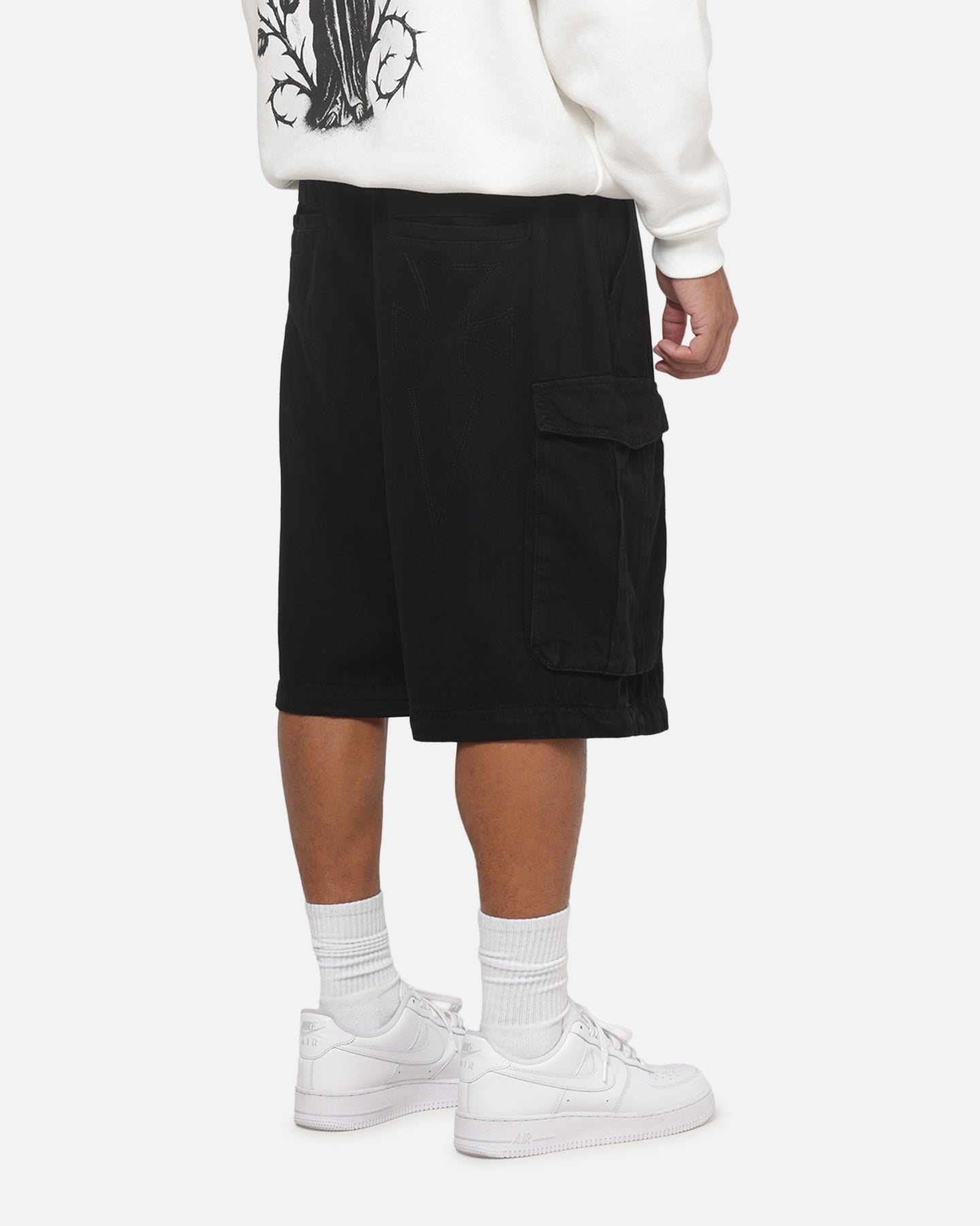 Saint Morta Umbra Super Baggy Cargo Pants Black