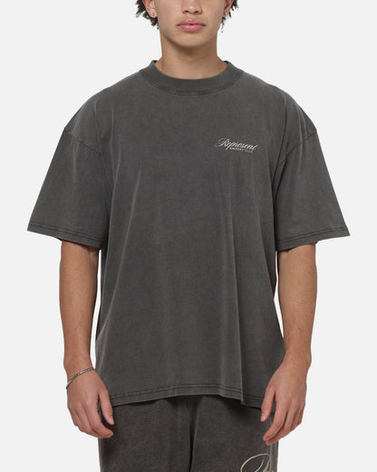 Represent Owners Club Script T-Shirt Vintage Grey