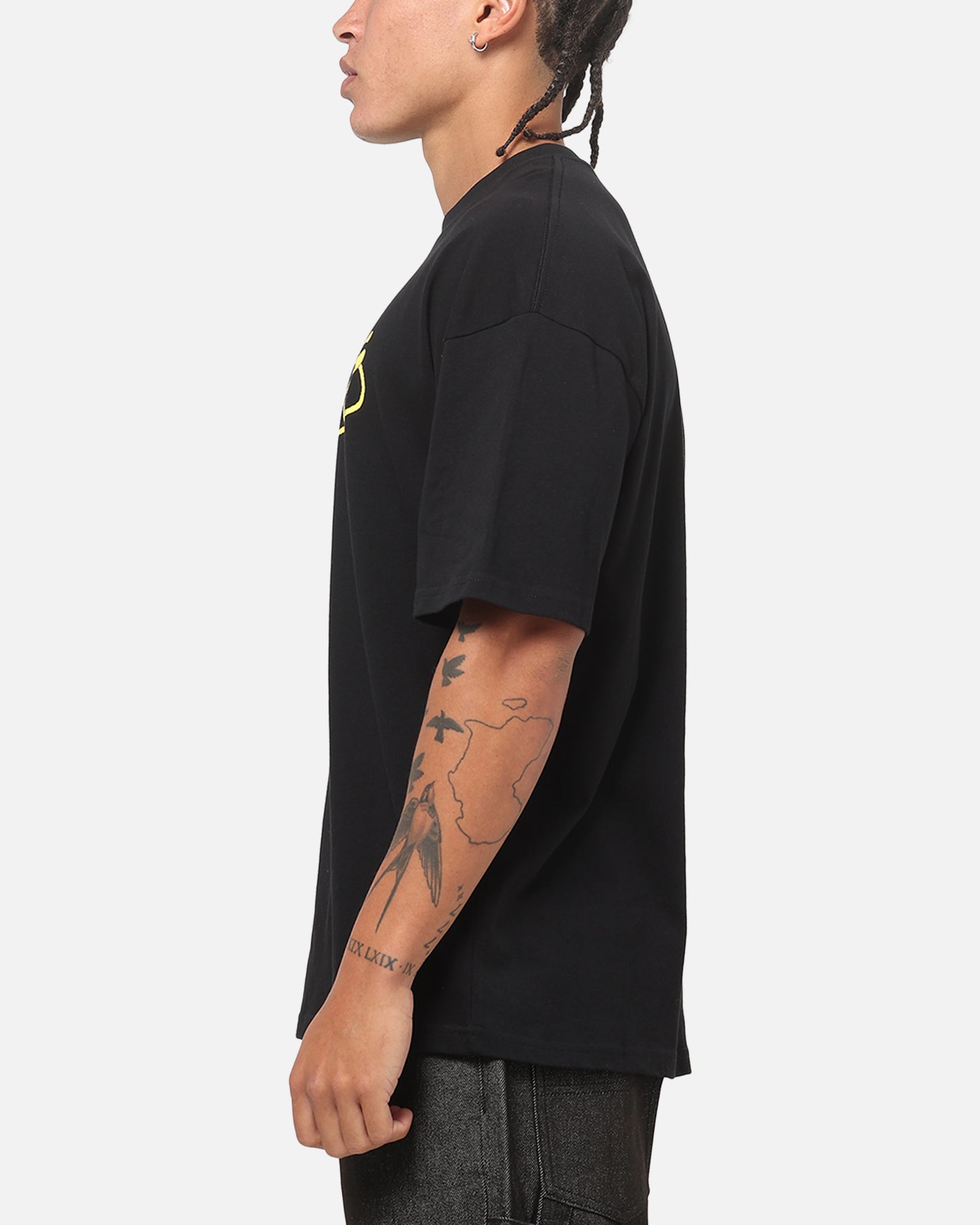 Carre Field T-Shirt Black