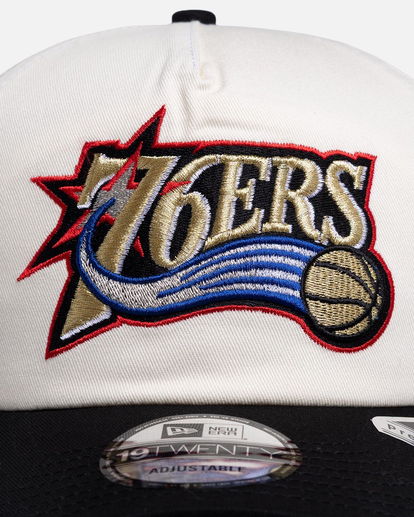 New Era Philadelphia 76ers 'Chrome White' 19TWENTY Snapback White/Black
