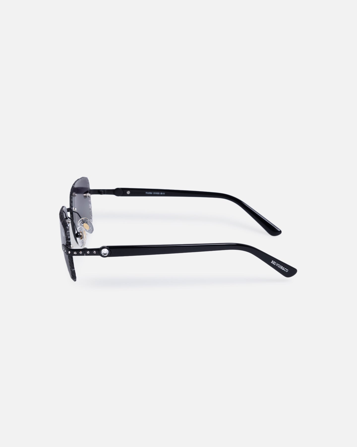 Belvoir & Co Hustler Sunglasses Black/Smoke