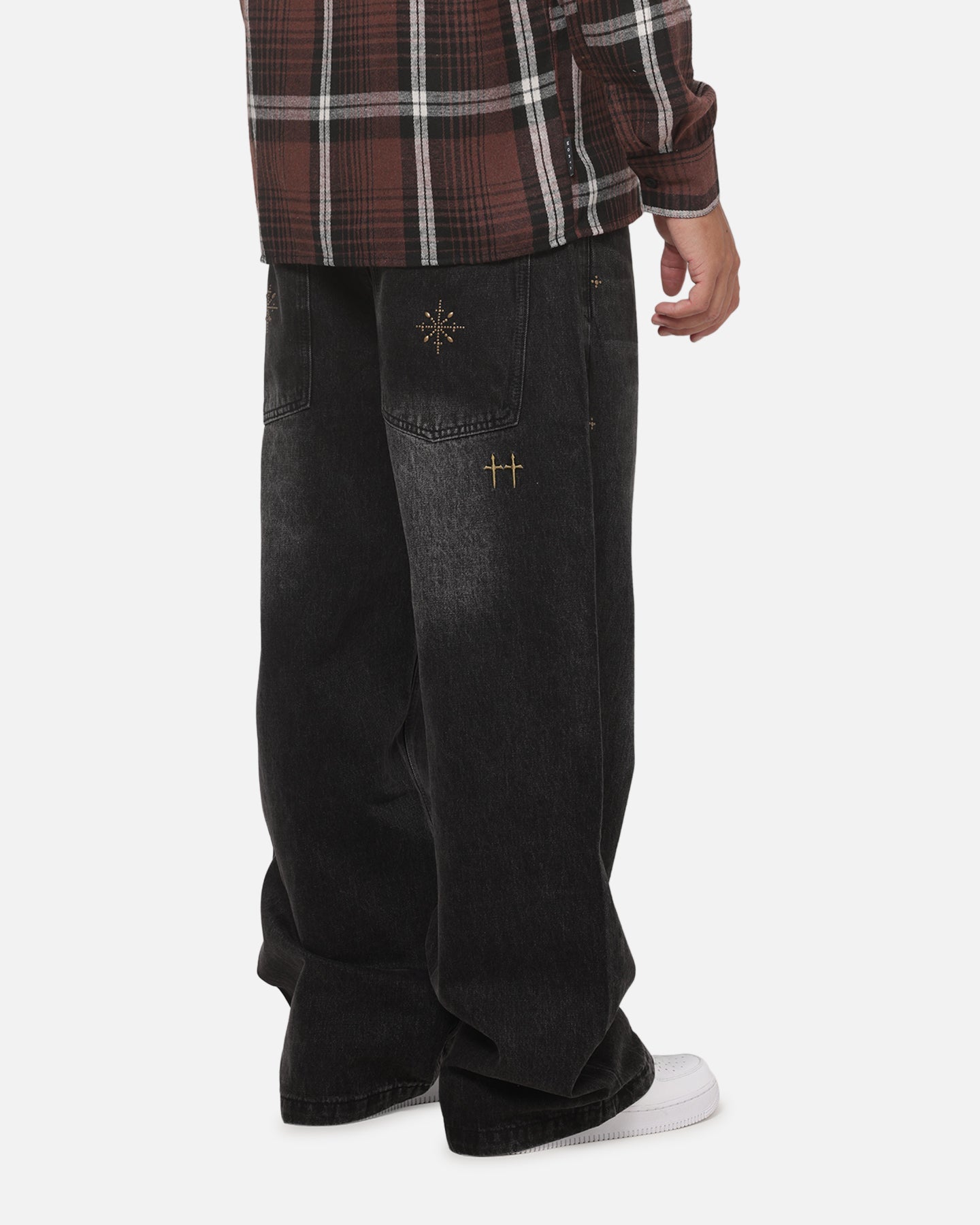 Saint Morta Amplus Pyre Jeans Black Shadow