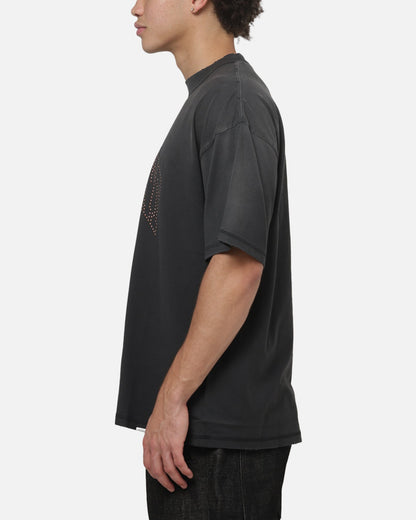 Represent Embellished Represent T-Shirt Stained Black