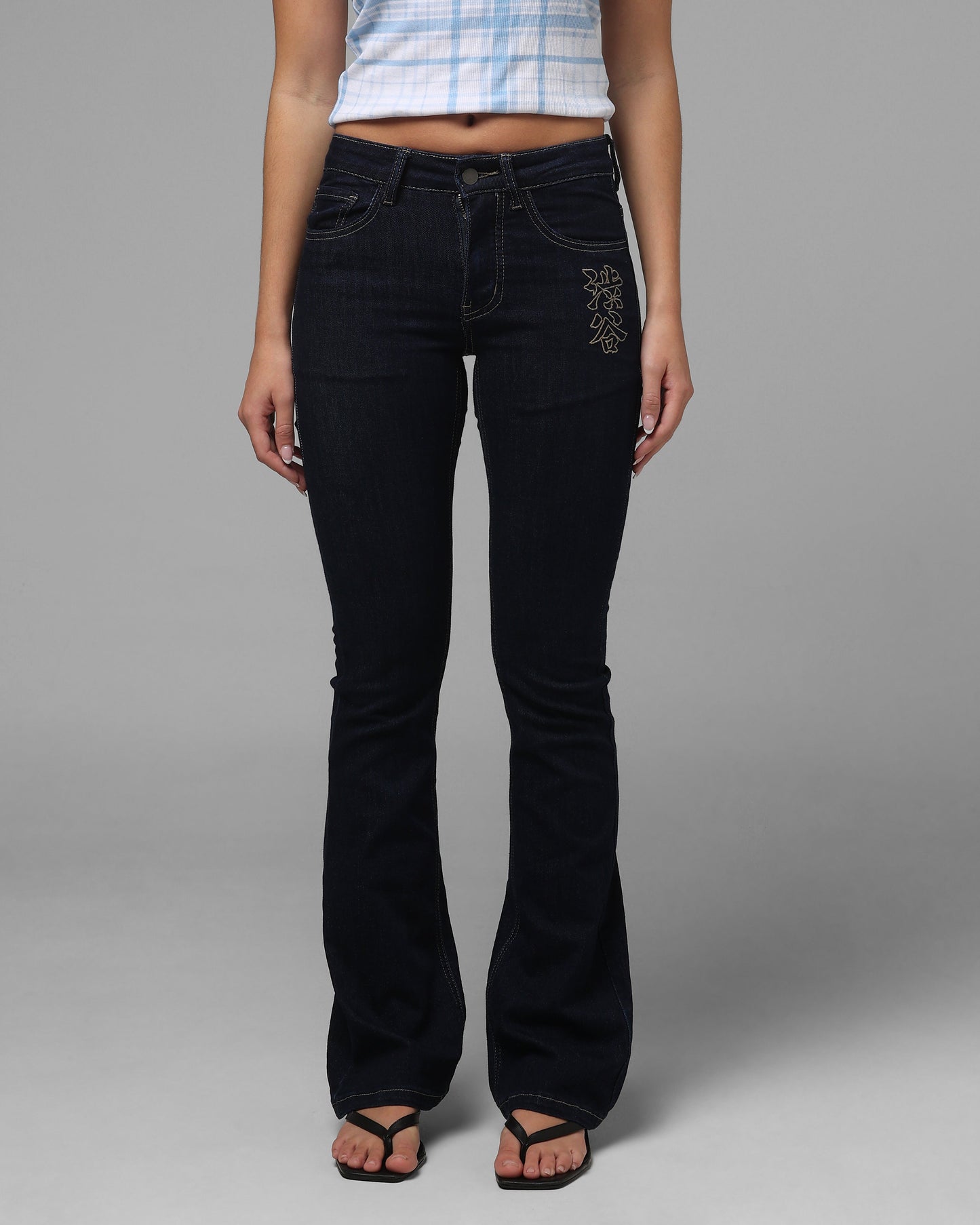 Loiter Women's Shibuya Low Rise Jeans Indigo Denim