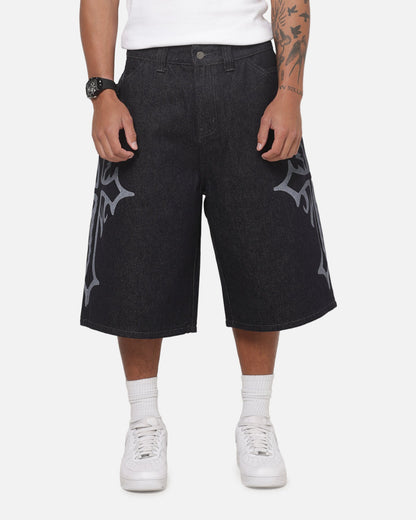 Ed Hardy Trinity Jorts Indigo