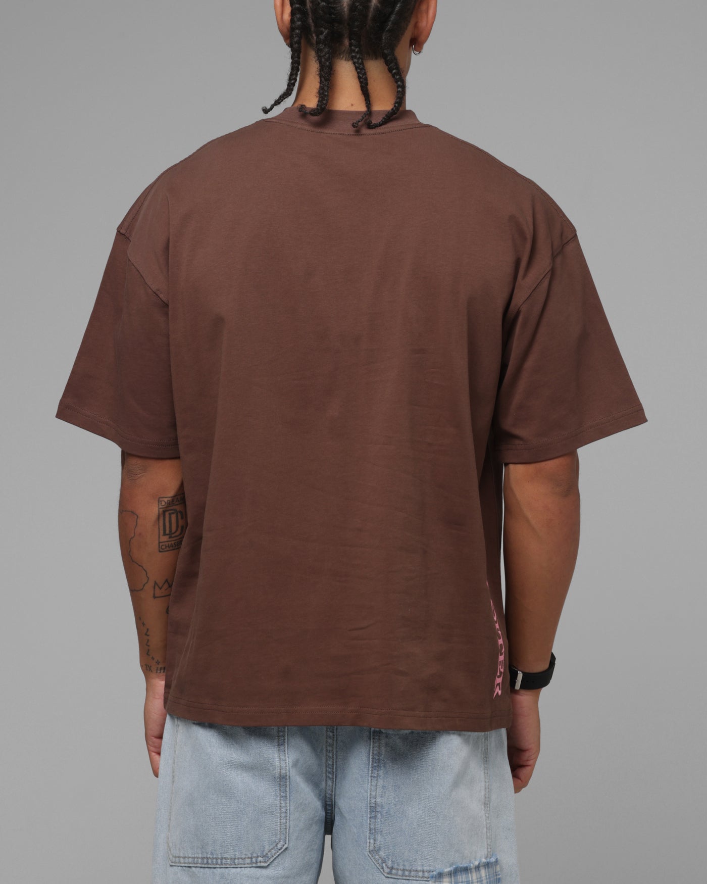 Loiter Hybrid Premium T-Shirt Brown