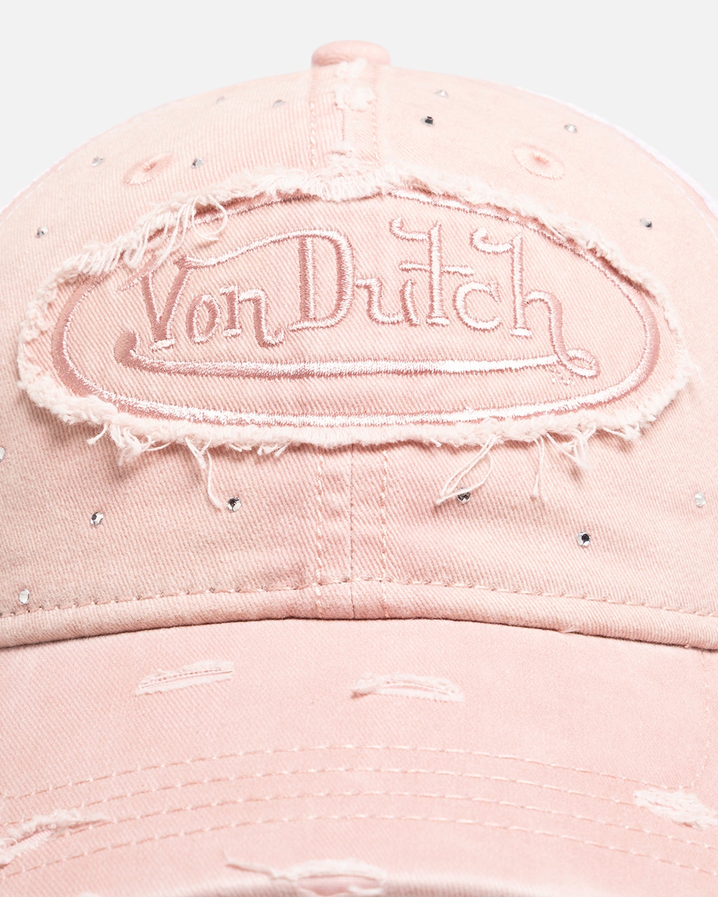 Von Dutch Glitz Trucker Strapback Pink