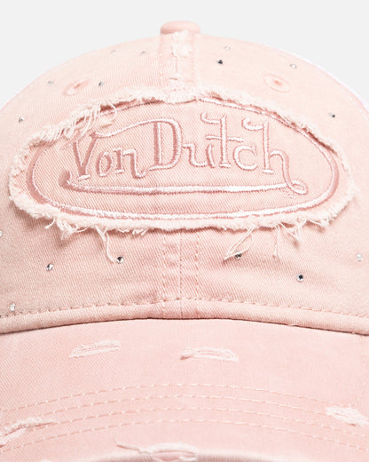 Von Dutch Glitz Trucker Strapback Pink