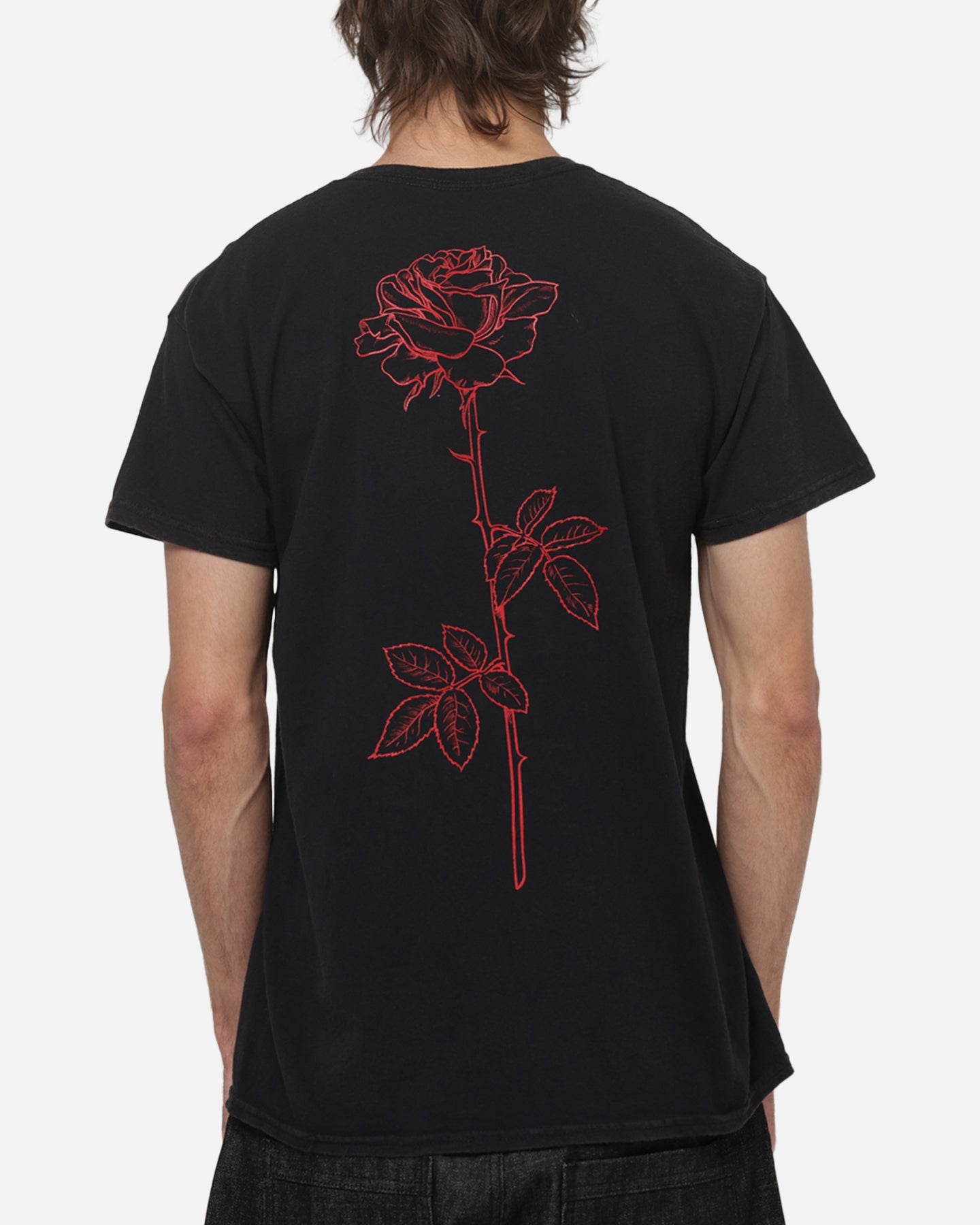 XXIII Rose T-Shirt Black/Red
