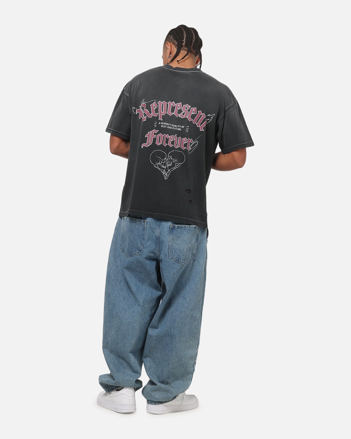 Represent Duality T-Shirt Washed Black
