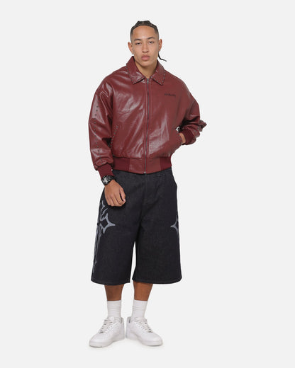 Ed Hardy Desert Bomber Jacket Red