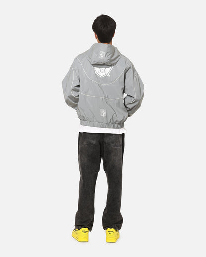 Mitchell & Ness Las Vegas Raiders Nylon Tracksuit Jacket Grey