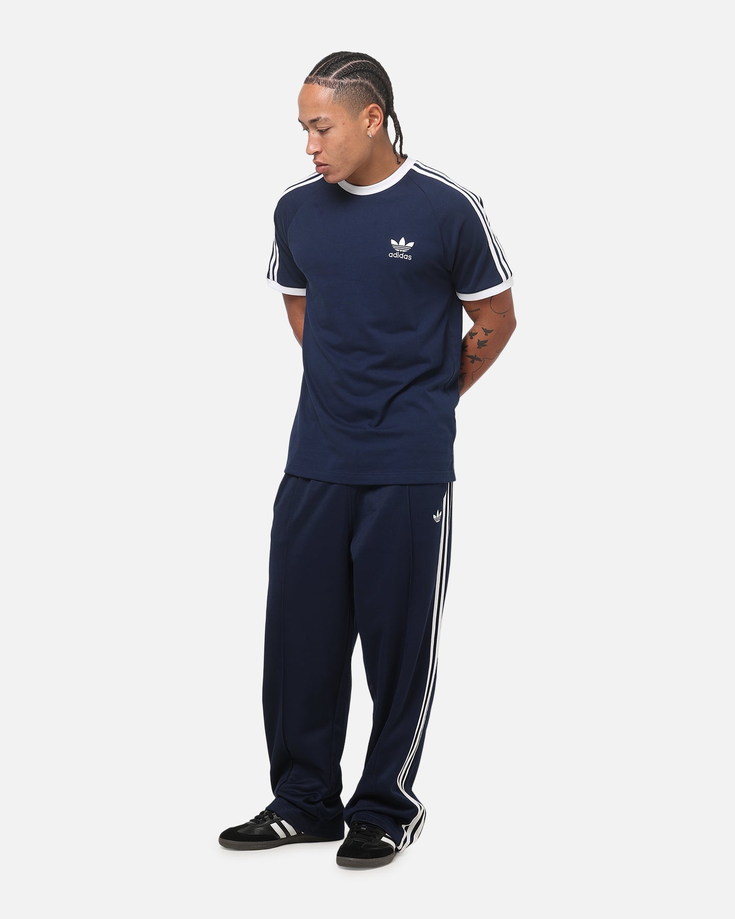 Adidas Baggy Track Pants Night Indigo
