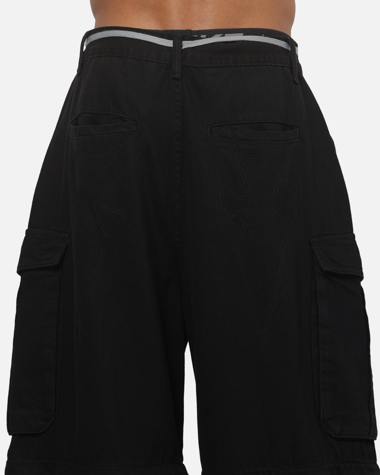 Saint Morta Umbra Super Baggy Cargo Pants Black
