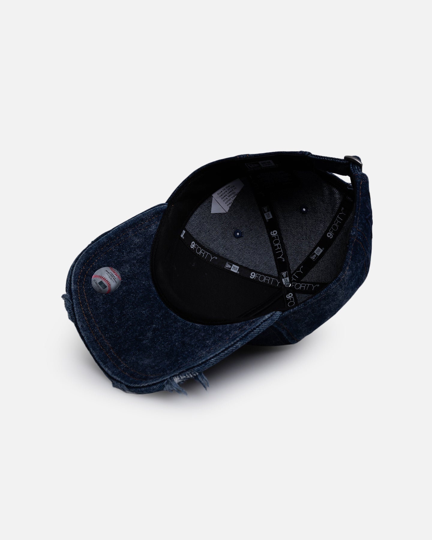 New Era New York Yankees 'Denim Over' 9FORTY A-Frame Strapback Dark Denim