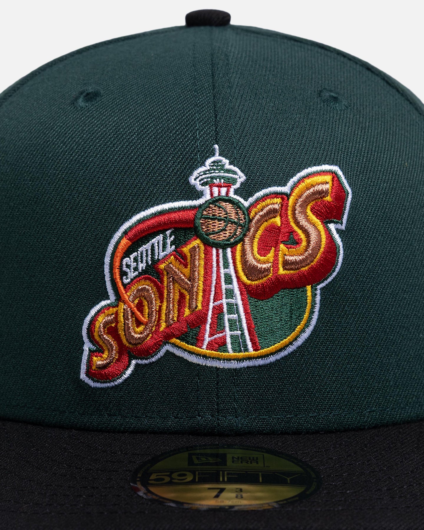 New Era Seattle SuperSonics 'Two Tone' 59FIFTY Fitted Dark Green