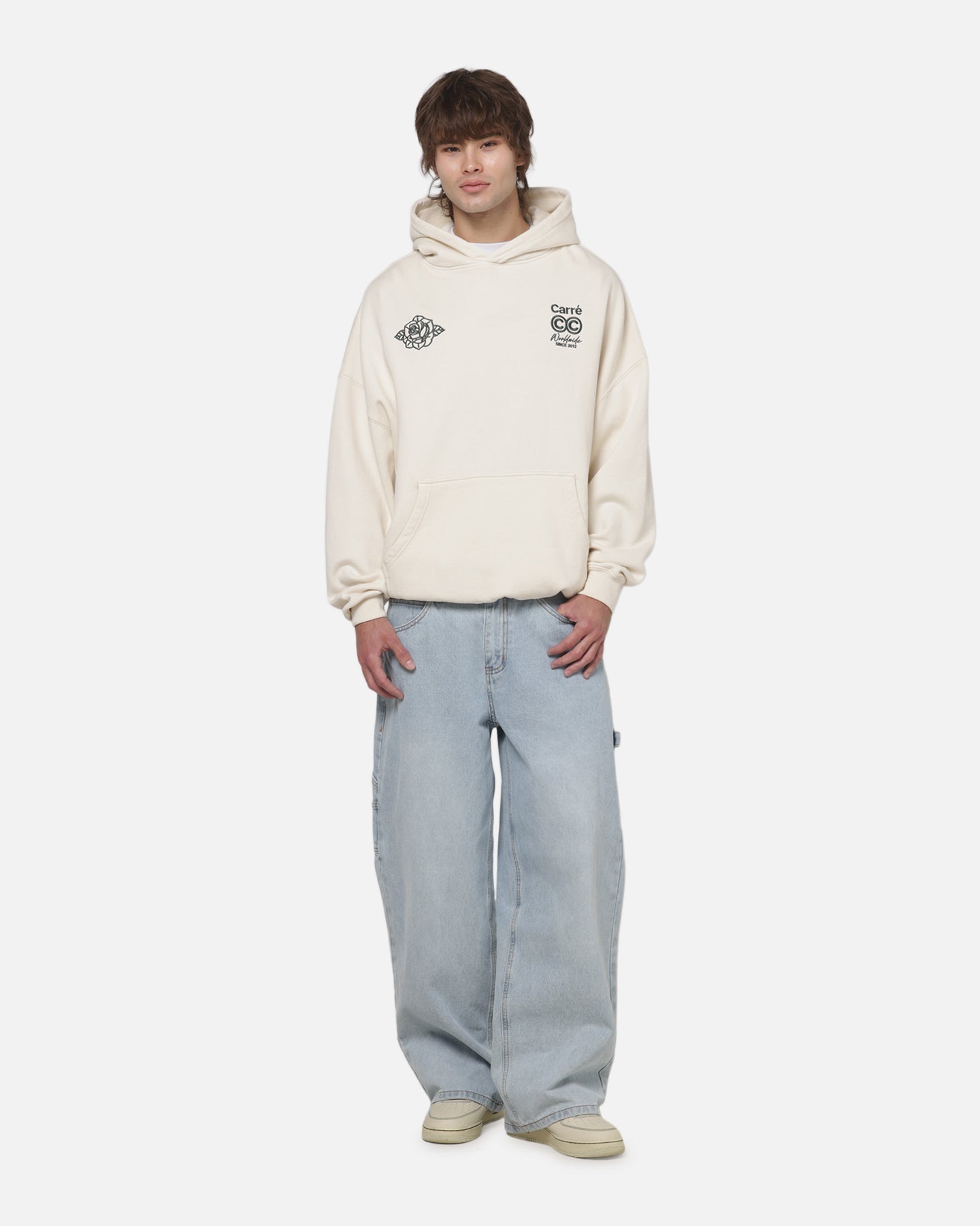Carre CC 2.0 Hoodie Ecru
