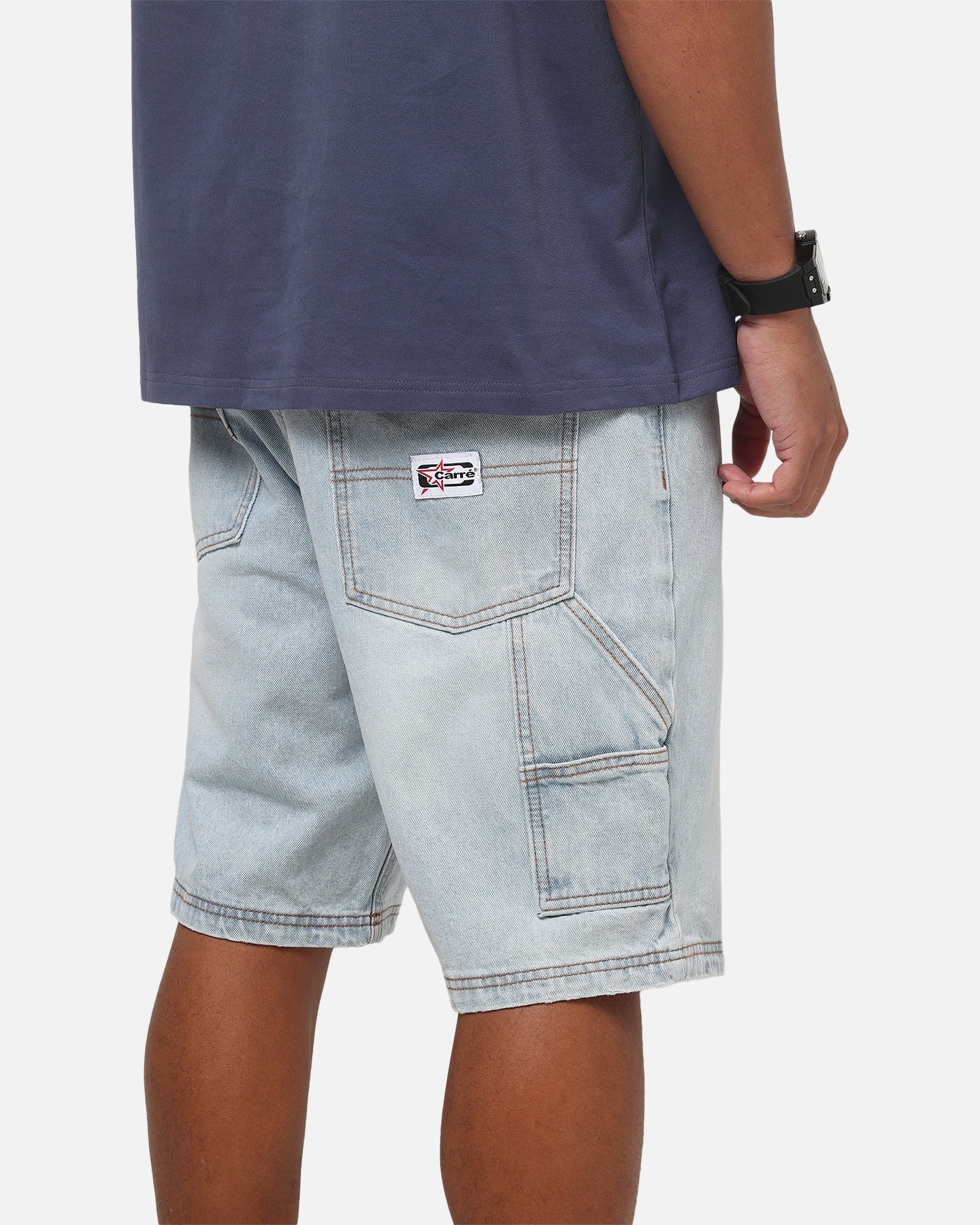 Carre Carpenter Jorts Sunfade Blue