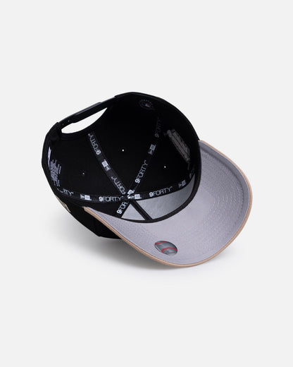 New Era Detroit Tigers 'Black Camel' 9FORTY A-Frame Snapback Black/Camel