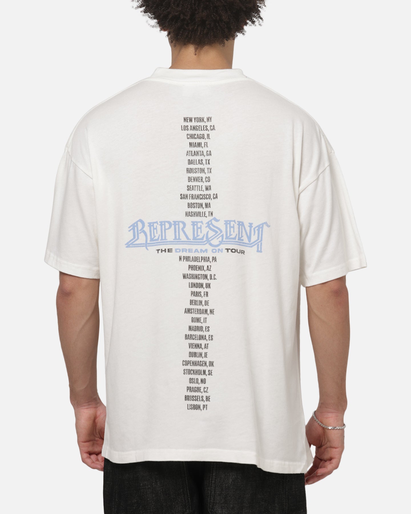 Represent Golden Tour T-Shirt Flat White