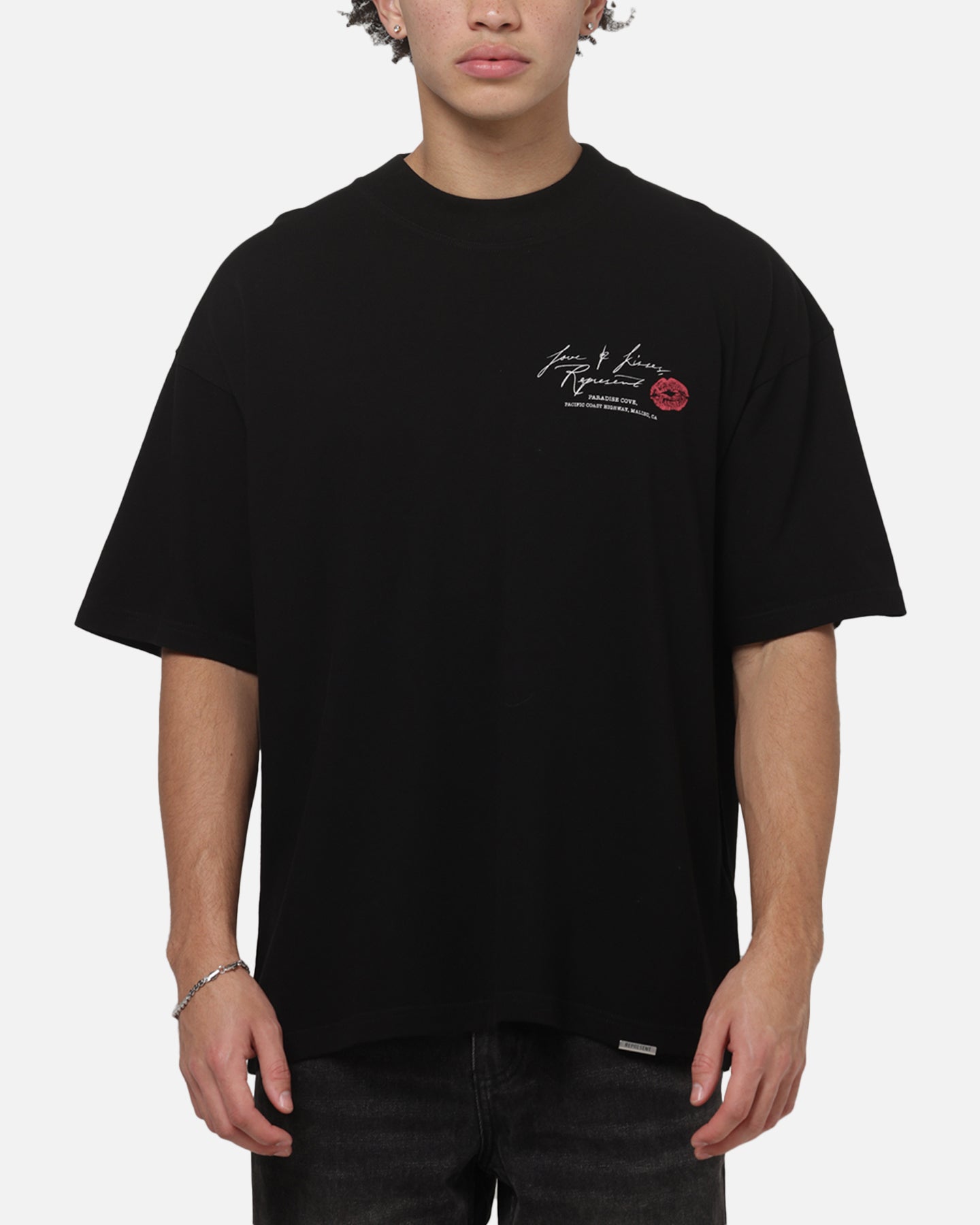 Represent Love And Kisses T-Shirt Jet Black