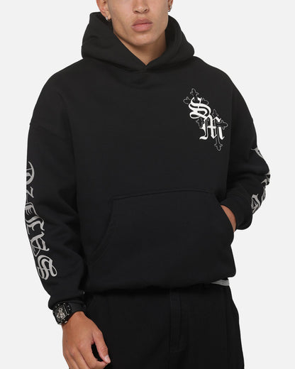 Saint Morta Alter Boxy Hoodie Black
