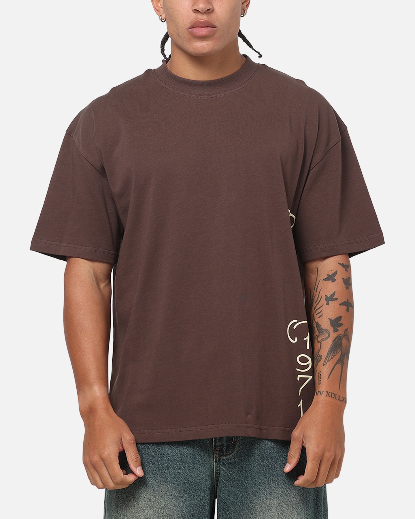Ed Hardy Panther T-Shirt Brown